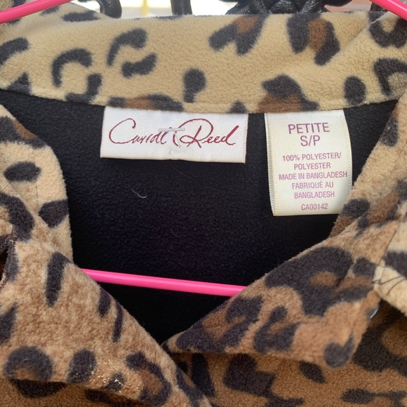 👑Host Pick👑Vintage Fleece Cheetah Print Jacket - Picture 5 of 6
